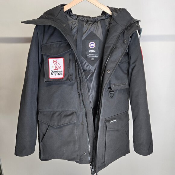 Canada Goose October's Very Own Men's Parka Jacket Black - Size XS (400MOV)